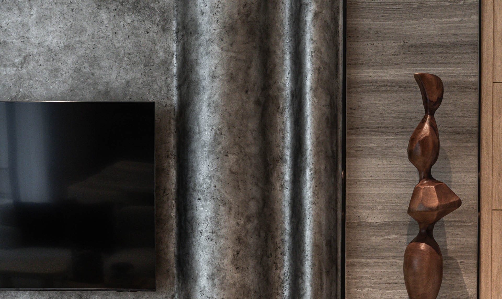 S'RIN Prannok by Singha Estate living room material detail