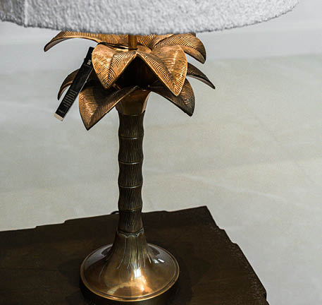 Handcrafted bronze flower sculpture