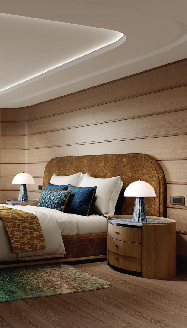 MASTER BEDROOM — LOUNGE CORNER